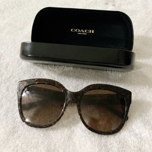 Coach Tortoise Sunglasses with Case
